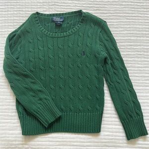 Polo By Ralph Lauren Cable-Knit Cotton Sweater.